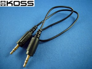 超值嚴選~美國KOSS 3.5mm公對公 OFC鍍金短訊